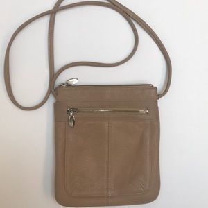 Tignanello Tan Crossbody Bag